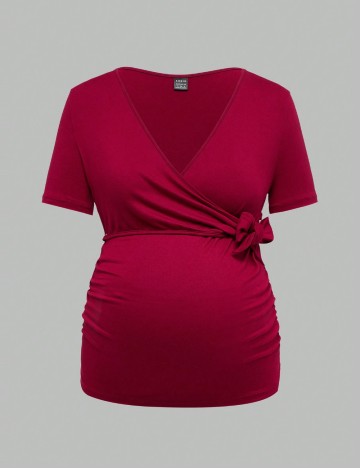 Tricou Shein, vișiniu