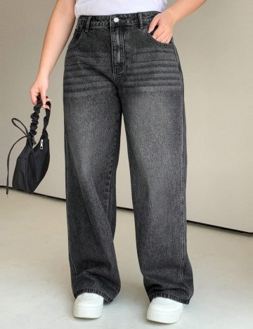 Jeans Shein Curve+, gri