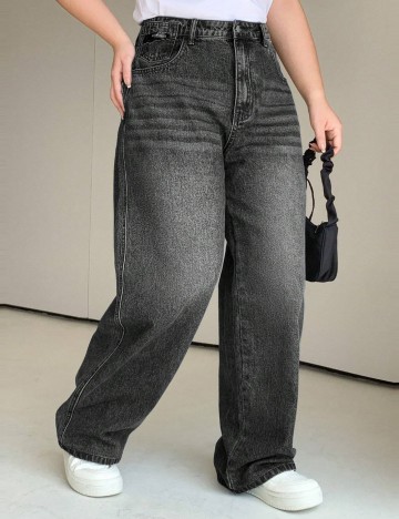 Jeans Shein Curve+, gri