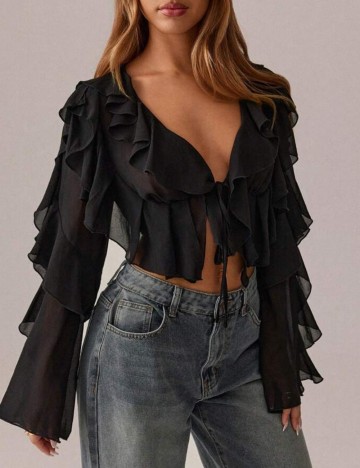 Top Shein, negru