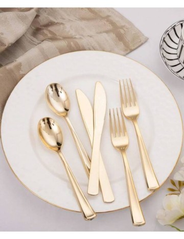 Set Tacâmuri Shein, auriu