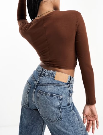 Bluză ASOS, maro