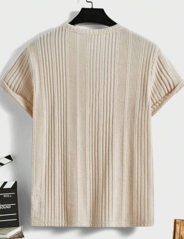 Tricou MANFINITY by Shein, crem