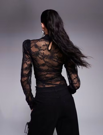 Top ASOS, negru