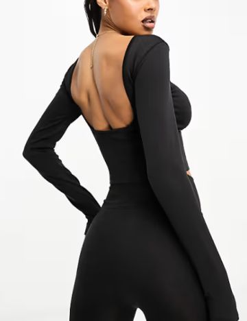 Top ASOS, negru