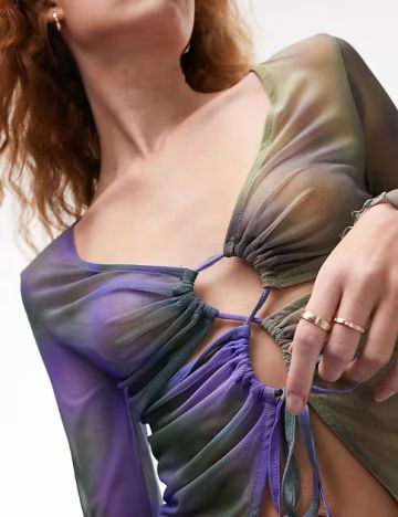 Bluză Topshop, mix culori
