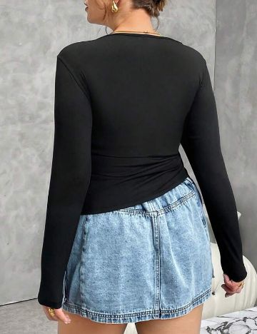 Bluză Shein Curve+, negru