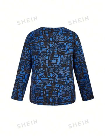 Bluză Shein Curve+, mix culori
