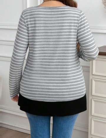 Bluză Shein Curve+, mix culori