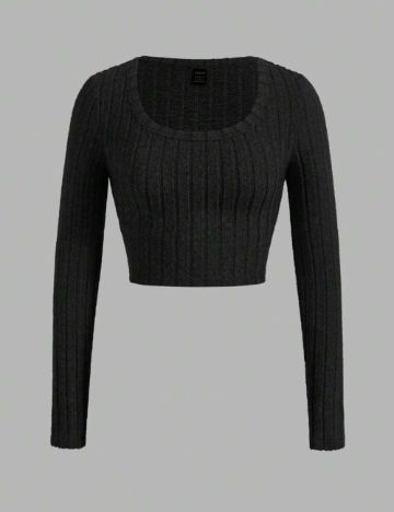 Top Shein, negru