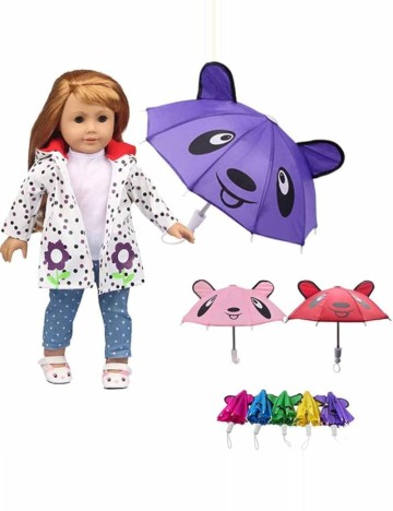 Umbrelă pentru păpuși Shein, galben