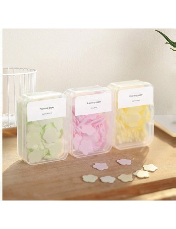 Foițe de săpun portabile Shein, galben