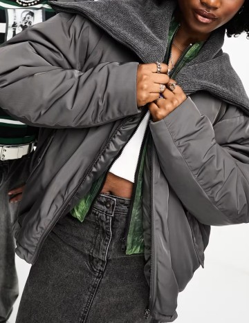 Geacă Collusion, gri