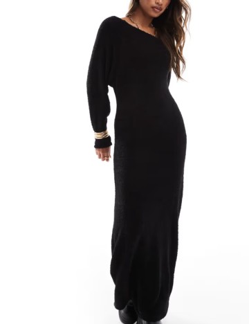 Rochie maxi ASOS, negru