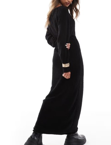 Rochie maxi ASOS, negru