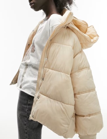 Geacă Topshop, crem