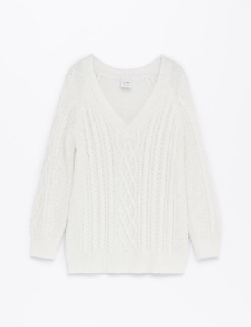 Pulover Lefties, alb