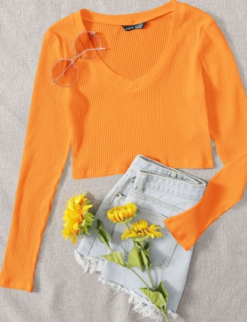 Bluză Shein, portocaliu