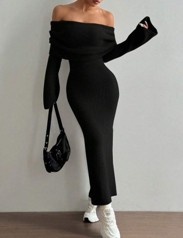 Rochie maxi Shein, negru