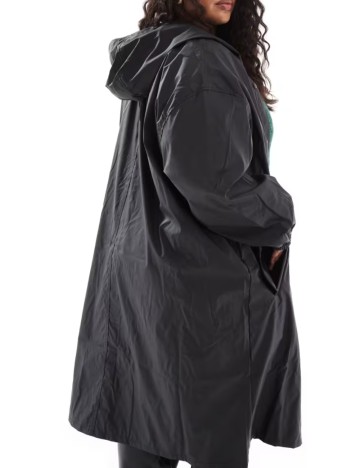Geacă de ploaie ASOS, negru