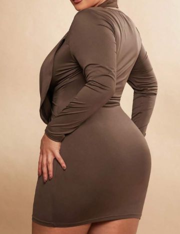 Rochie mini SHEIN BAE, maro