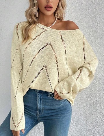 Bluză Shein VCAY, bej