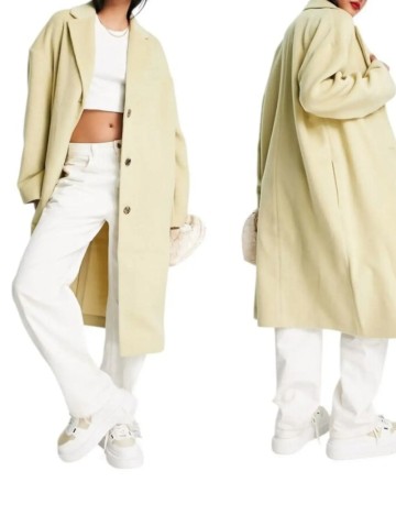 Palton Topshop, verde