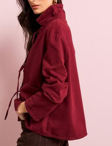 Cămașă Only, burgundy