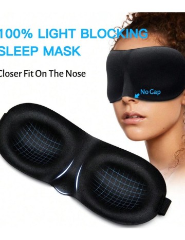 Mască de dormit Shein, negru