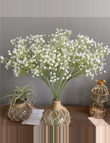 Plantă artificială decorativă Shein, alb