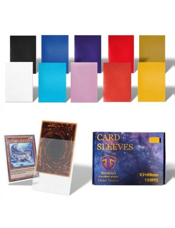 Set de folii de protecție pentru cărți de joc Shein, galben