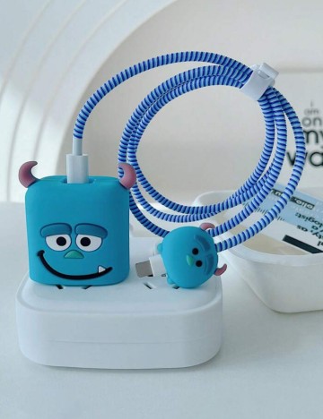 Husă pentru încărcător Shein, albastru