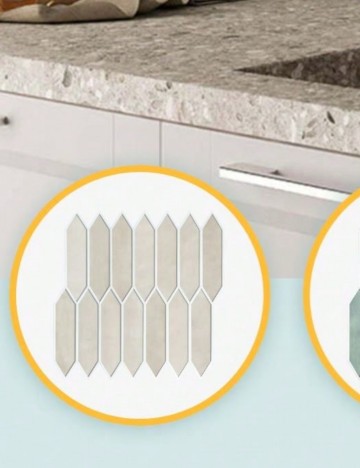 Set autocolante Shein, bej