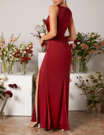 Rochie maxi Shein, vișiniu