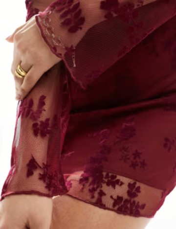 Rochie mini Shein, vișiniu