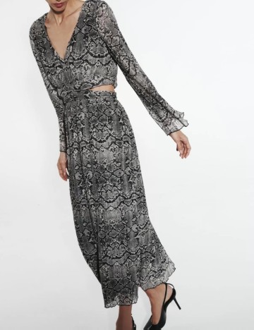 Rochie maxi Zara, mix culori