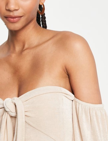 Rochie mini ASOS, bej