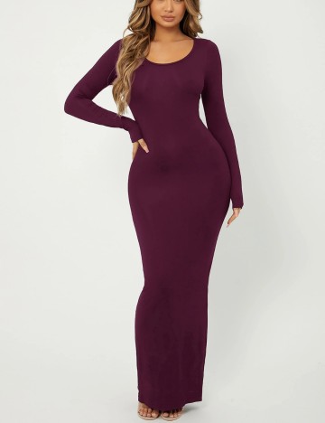 Rochie maxi Shein, vișiniu