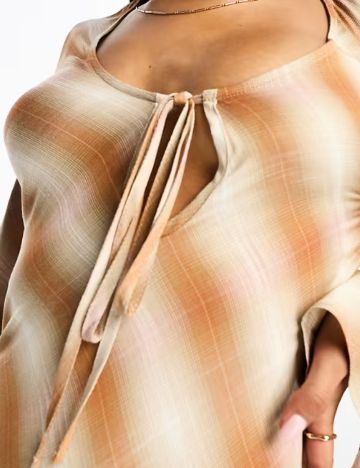 Rochie midi ASOS, mix culori