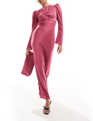 Rochie maxi ASOS, roz