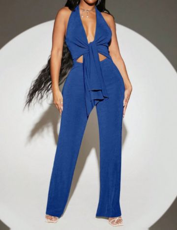 Salopetă lungă Shein, albastru