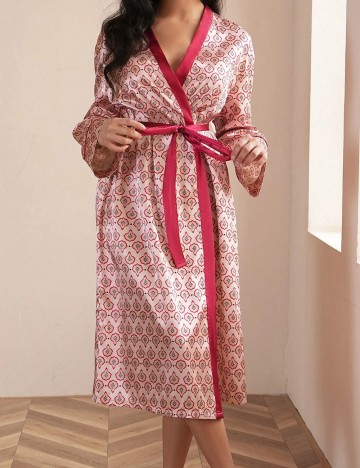 Halat de noapte Shein, roz