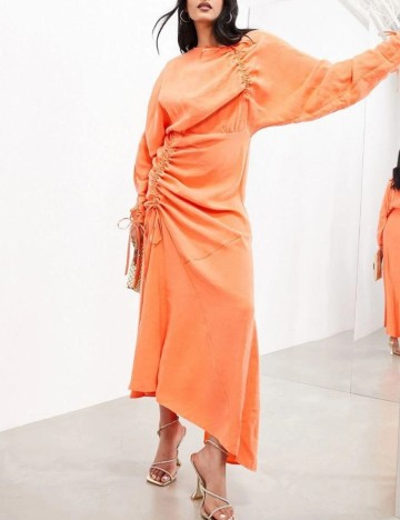 Rochie maxi ASOS, portocaliu