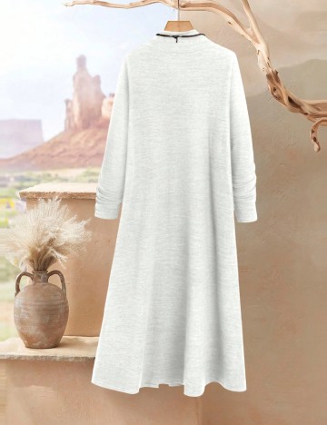 Rochie midi Shein Curve+, crem