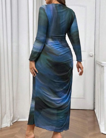 Rochie midi Shein, mix culori