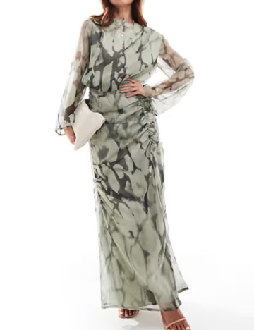 Rochie maxi ASOS, mix culori