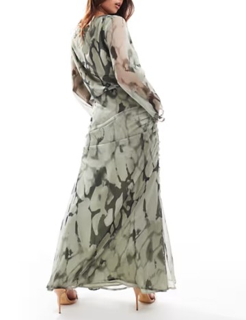 Rochie maxi ASOS, mix culori