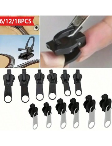 Set cheițe pentru fermoar Shein, negru