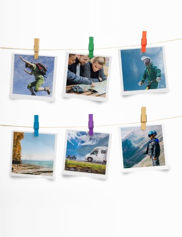 Set c&acirc;rlige pentru poze Shein, mix culori