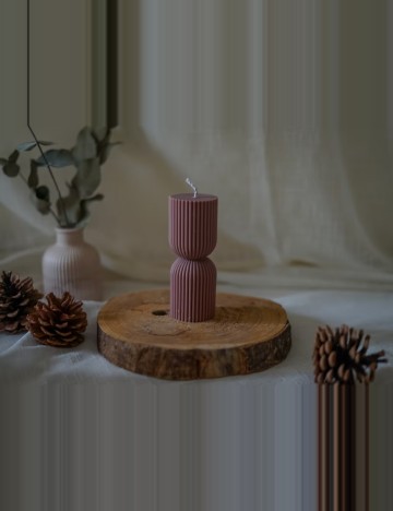 Lumanare parfumata Shein, maro